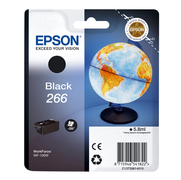 EPSON - C13T26614010 - Epson - Cartuccia ink - 266 - Nero - C13T26614010 - 5,8ml