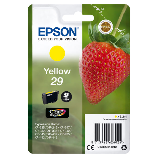 EPSON - C13T29844012 - Epson - Cartuccia ink - 29 - Giallo - C13T29844012 - 3,2ml