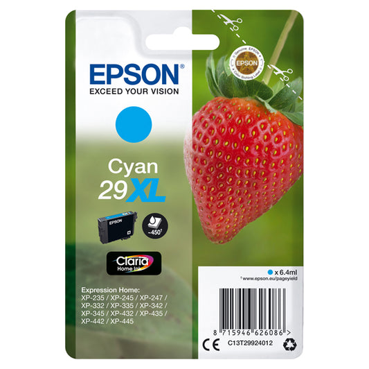 EPSON - C13T29924012 - Epson - Cartuccia ink - 29XL - Ciano - C13T29924012 - 6,4ml