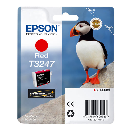 EPSON - C13T32474010 - Epson - Cartuccia ink - Rosso - T3247 - C13T32454010 - 14ml