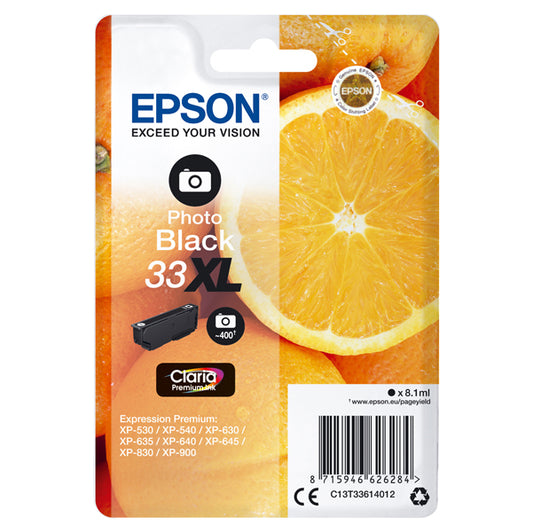 EPSON - C13T33614012 - Epson - Cartuccia ink - 33XL - Nero Photo - C13T33614012 - 8,1ml