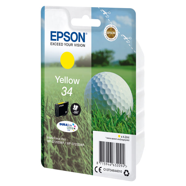 EPSON - C13T34644010 - Epson - Cartuccia ink - 34 - Giallo - C13T34644010 - 4,2ml