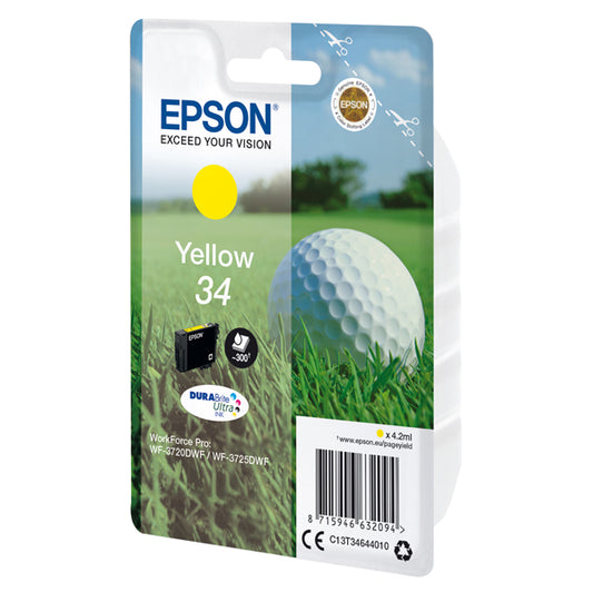 EPSON - C13T34644010 - Epson - Cartuccia ink - 34 - Giallo - C13T34644010 - 4,2ml