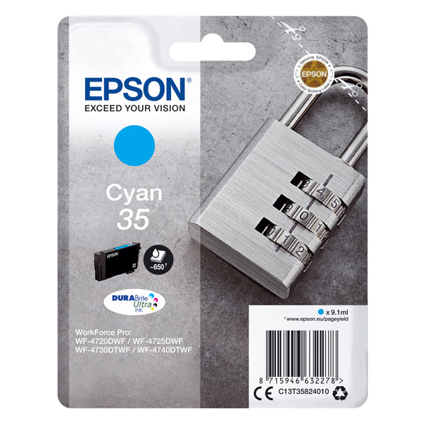 EPSON - C13T35824010 - Epson - Cartuccia ink - 35 - Ciano - C13T35824010 - 9,1ml