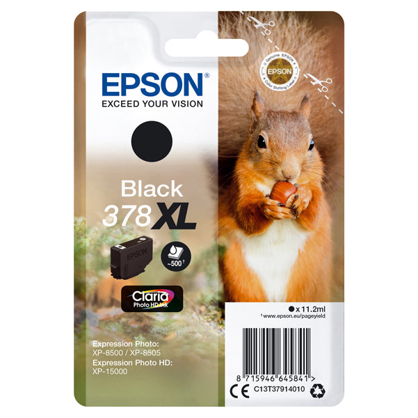 EPSON - C13T37914010 - Epson - Cartuccia ink - 378XL - Nero - C13T37914010 - 11,2ml