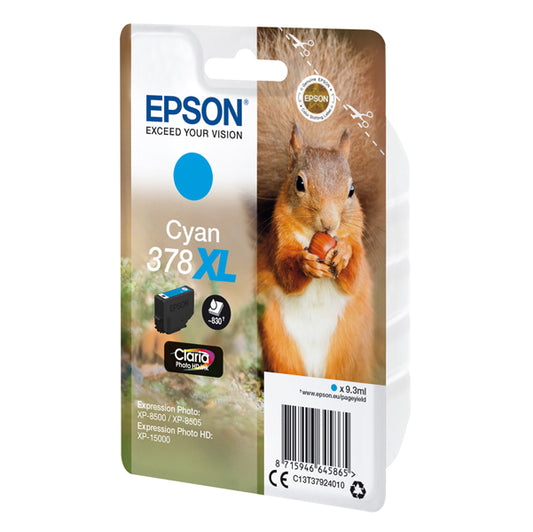 EPSON - C13T37924010 - Epson - Cartuccia ink - 378XL - Ciano - C13T37924010 - 9,3ml