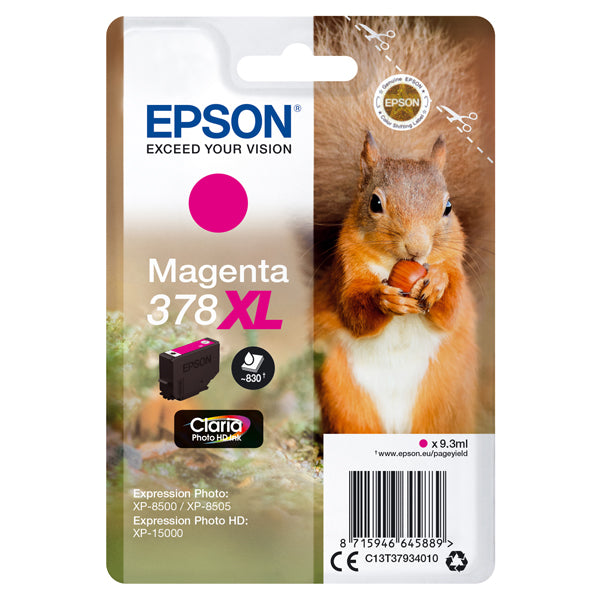 EPSON - C13T37934010 - Epson - Cartuccia ink - 378XL - Magenta - C13T37934010 - 9,3ml