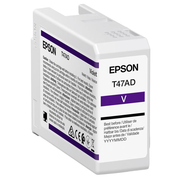 EPSON - C13T47AD00 - Epson - Cartuccia UltraCrome Pro 10 - Viola - C13T47AD00 - 50 ml