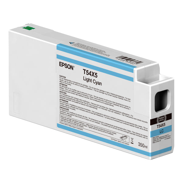 EPSON - C13T54X500 - Epson - Cartuccia T54X500 - Light Ciano - C13T54X500 - 350ml - EPST54X500 -  Conf. da 1 Pz.