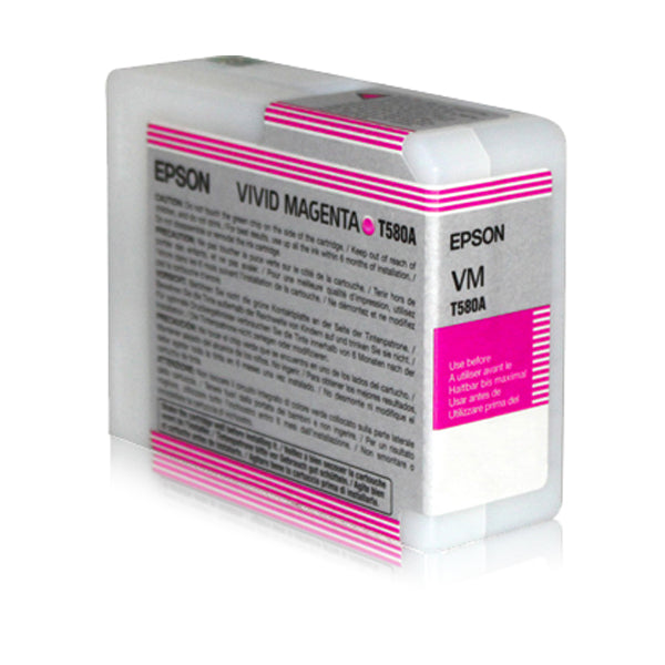 EPSON - C13T580A00 - Epson - Tanica - vivid Magenta - T580A - C13T580A00 - 80ml