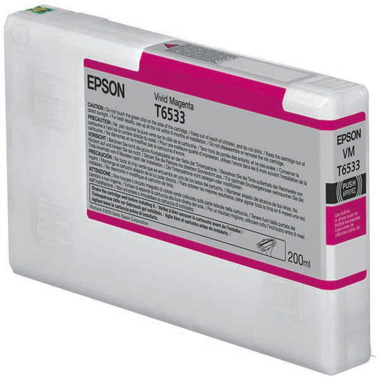 EPSON - C13T653300 - Epson - Tanica - vivid Magenta - T6533 - C13T653300 - 200ml