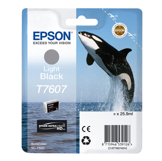 EPSON - C13T76074010 - Epson - Cartuccia ink - Nero chiaro - T7607 - C13T76074010 - 25,9ml