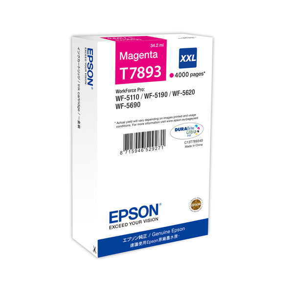 EPSON - C13T789340 - Epson - Tanica - Magenta - T7893 - C13T789340 - 34,2ml