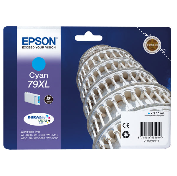 EPSON - C13T79024010 - Epson - Tanica - 79XL - Ciano - C13T79024010 - T7902- 17,1ml