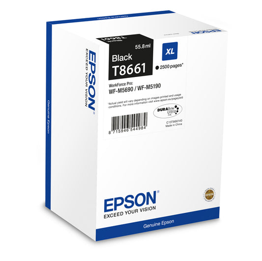 EPSON - C13T866140 - Epson - Tanica - Nero - T8661 - C13T866140 - 55,8ml