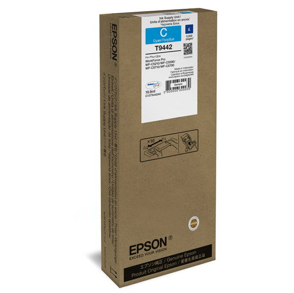 EPSON - C13T944240 - Epson - Cartuccia ink - Ciano - T9442 - C13T944240 - 19,9ml