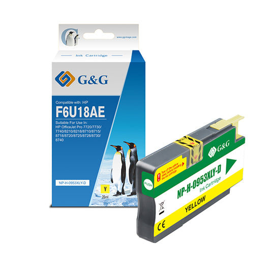 G&G - NP-H-0953XLY-D - GG - Cartuccia ink Compatibile per HP 953XL - Giallo