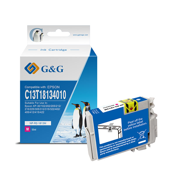 G&G - NP-R2-1813M - GG - Cartuccia ink Compatibile per Epson P-30-102-202 - Magenta