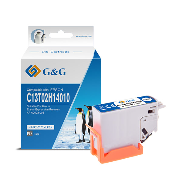 G&G - NP-R2-0202XLPBK - GG - Cartuccia ink Compatibile Ph per Epson Expression Premium XP-6000-6005 - Nero