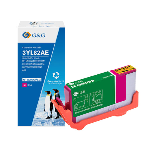 G&G - NH-R00912XLM - GG - Cartuccia ink Compatibile per HP 912XL - Magenta