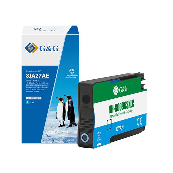 G&G - NH-R00963XLC - GG - Cartuccia ink Compatibile per HP 963XL - Ciano