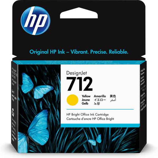 HP - 3ED69A - Hp - Cartuccia Ink originale - 712 - giallo - 3ED69A - 29 ml
