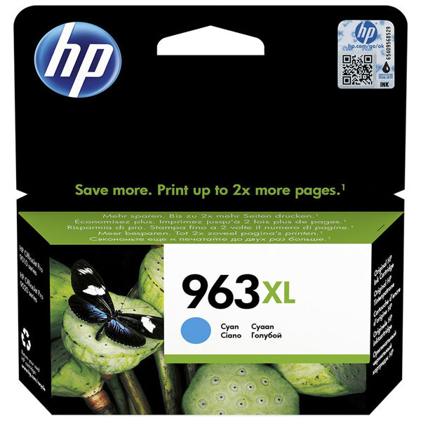 HP - 3JA27AE - Hp - Cartuccia ink originale - 963XL - Ciano - 3JA27AE - 1.600 pag