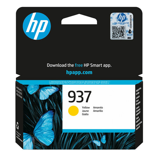 HP - 4S6W4NE - Hp Cartuccia ink 937 Giallo - HP4S6W4NE -  Conf. da 1 Pz.