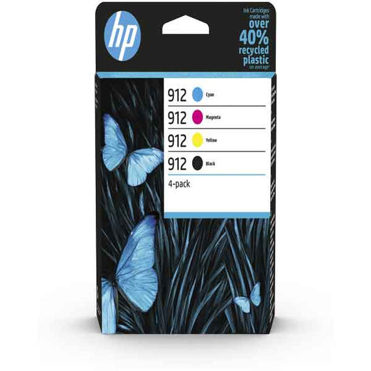 HP - 6ZC74AE - Hp - Cartuccia ink originale - 912 - C-M-Y-K - 6ZC74AE - 1.245 pag