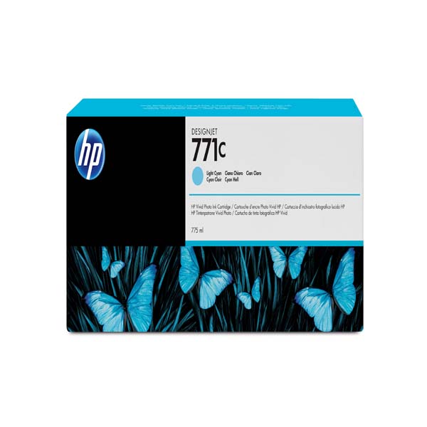 HP - B6Y12A - Hp - Cartuccia ink originale - HP730 - Ciano Chiaro - B6Y12A - 300 ml