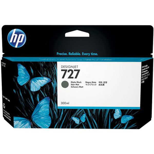 HP - C1Q12A - Hp - Cartuccia ink originale - 727 - Nero opaco - C1Q12A - 300ml