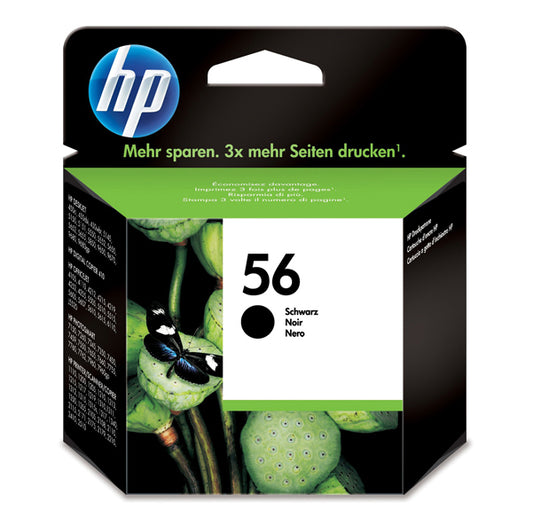 HP - C6656AE - Hp - Cartuccia ink originale - 56 - Nero - C6656AE - 520 pag