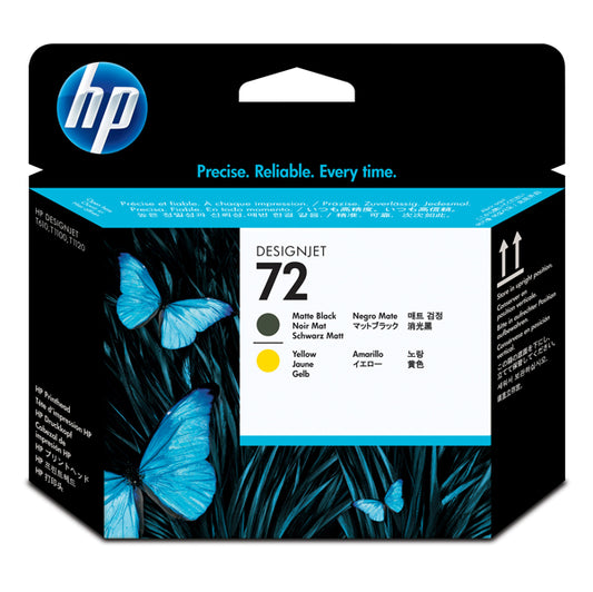 HP - C9384A - Hp - Testina di stampa originale - 72 - Nero opaco - Giallo - C9384A - 69 pag