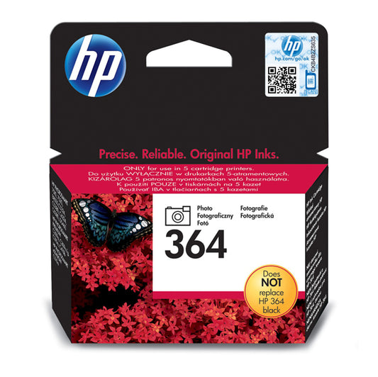 HP - CB317EE - Hp - Cartuccia ink originale - 364 - Nero fotografico - CB317EE - 130 pag