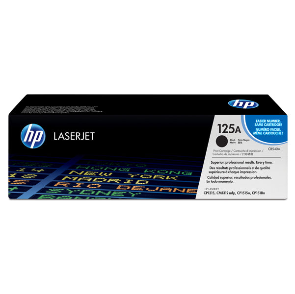HP - CB540A - Hp - Toner originale - 125A - Nero - CB540A - 2.200 pag
