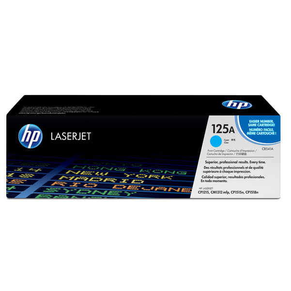 HP - CB541A - Hp - Toner originale - 125A - Ciano - CB541A - 1.400 pag