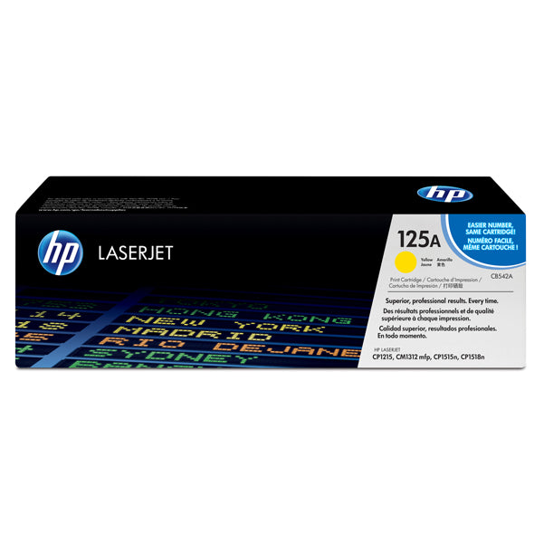 HP - CB542A - Hp - Toner originale - 125A - Giallo - CB542A - 1.400 pag