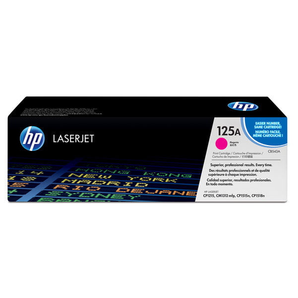 HP - CB543A - Hp - Toner originale - 125A - Magenta - CB543A - 1.400 pag