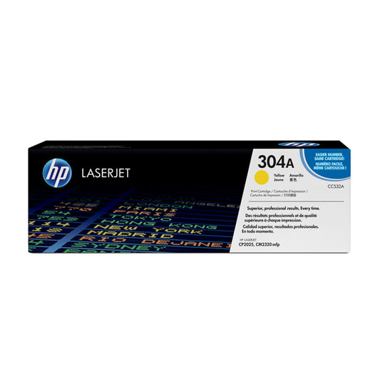 HP - CC532A - Hp - Toner originale - 304A - Giallo - CC532A - 2.800 pag
