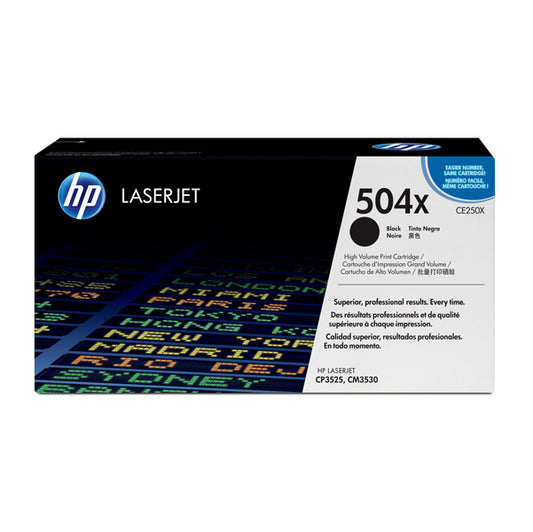 HP - CE250X - Hp - Toner originale - 504X - Nero - CE250X - 10.500 pag