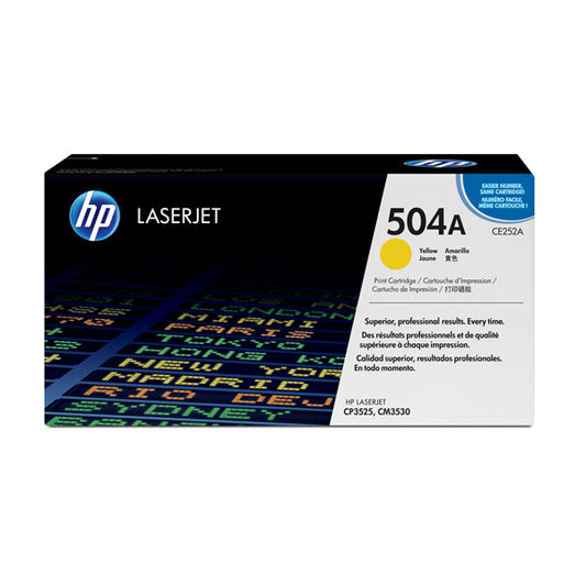HP - CE252A - Hp - Toner originale - 504A - Giallo - CE252A - 7.000 pag