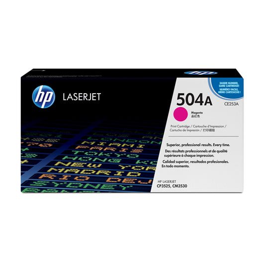 HP - CE253A - Hp - Toner originale - 504A - Magenta - CE253A - 7.000 pag
