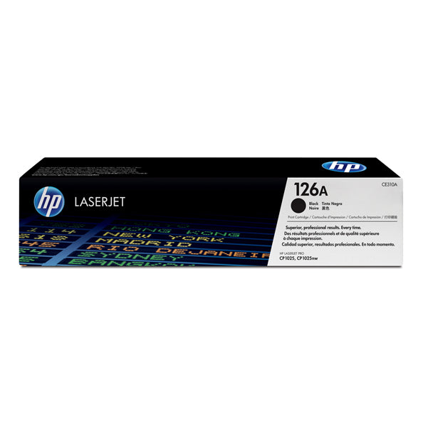 HP - CE310A - Hp - Toner originali - 126A - Nero - CE310A - 1.200 pag