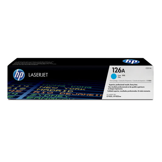 HP - CE311A - Hp - Toner originale- 126A - Ciano - CE311A - 1.000 pag