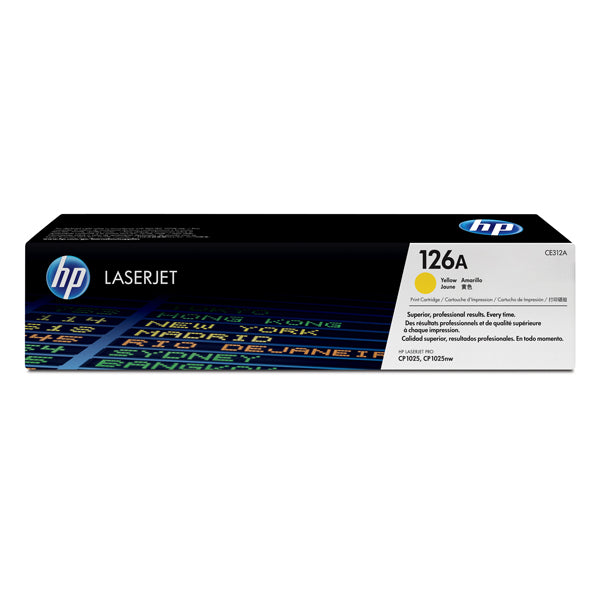 HP - CE312A - Hp - Toner originale - 126A - Giallo - CE312A - 1.000 pag