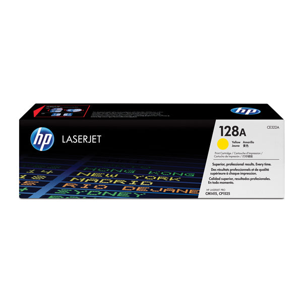 HP - CE322A - Hp - Toner originale - 128A - Giallo - CE322A - 1.300 pag