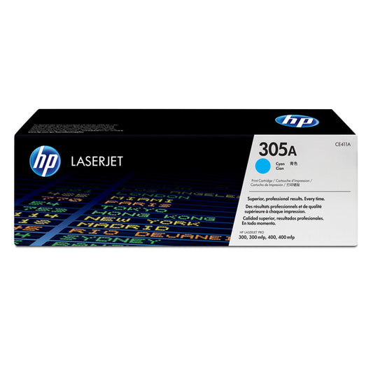 HP - CE411A - Hp - Toner originale - 305A - Ciano - CE411A - 2.600 pag