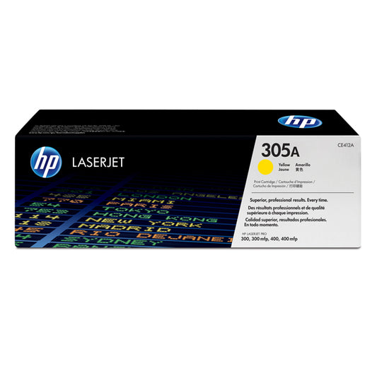 HP - CE412A - Hp - Toner originale - 305A - Giallo - CE412A - 2.600 pag