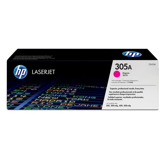 HP - CE413A - Hp - Toner originale - 305A - Magenta - CE413A - 2.600 pag