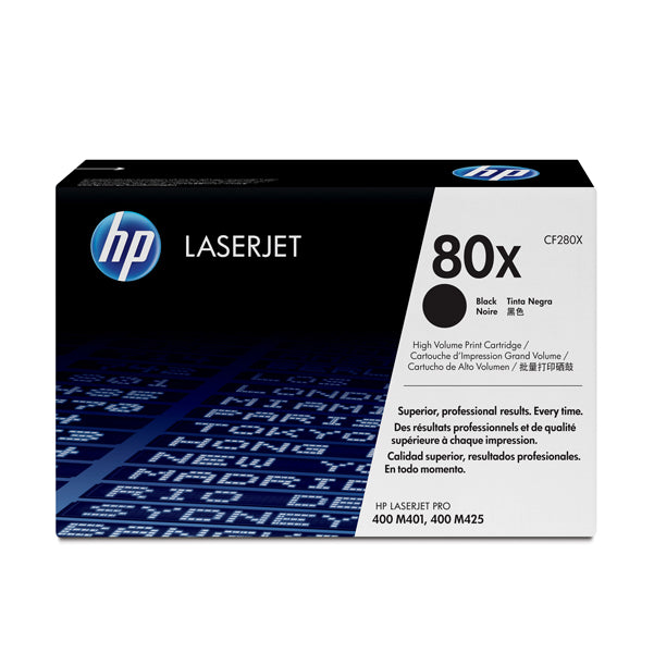 HP - CF280X - Hp - Toner originale - 80X - Nero - CF280X - 6.900 pag